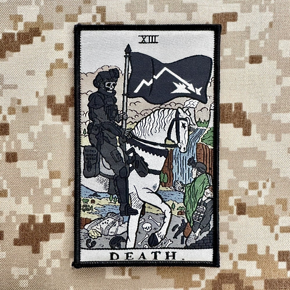 Task Force Doomer Death Tarot v2 Woven Embroidered Patch