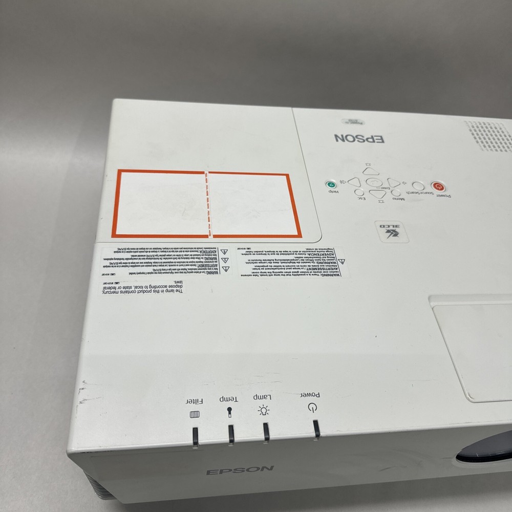 Epson PowerLite 6110i Projector LCD 3500 Lumens Variable Projector +Lamp & Cable