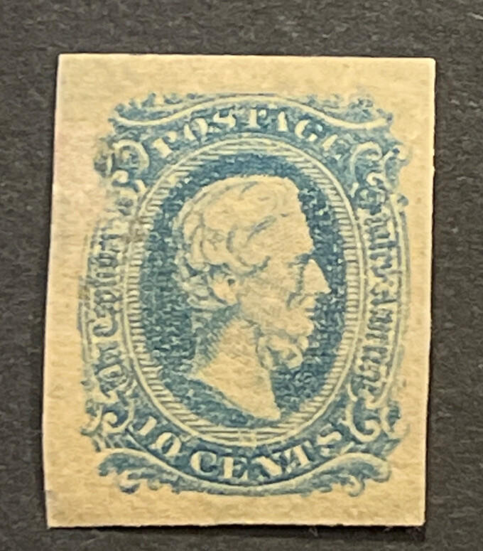 Travelstamps: US Stamps CONFEDERATE CSA SCOTT #11 MINT OG