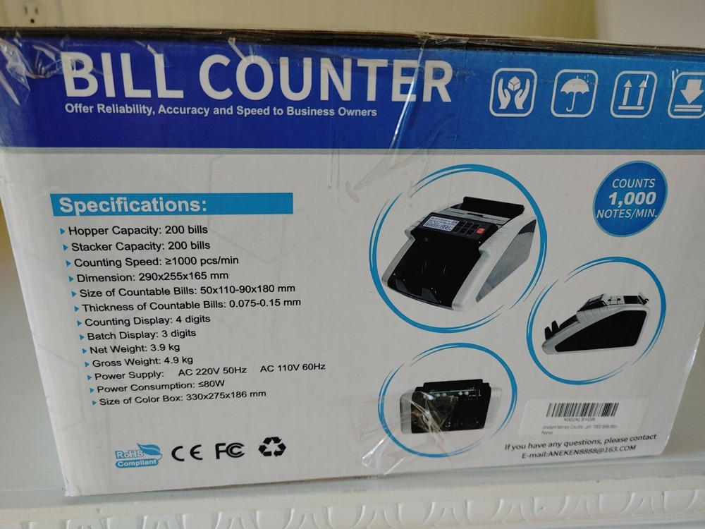 Aneken Money Bill Counter