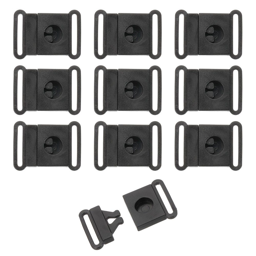 100pcs Safety Breakaway Buckle 20mm / 3/4" Plastic Flat Snap Insert Buckle