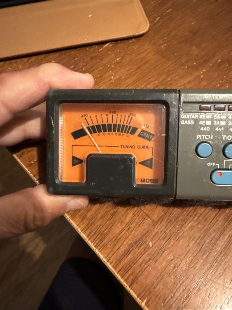 Boss Chromatic Tuner TU-12H Digital Processing Multi Instrument Tuner w Case Box