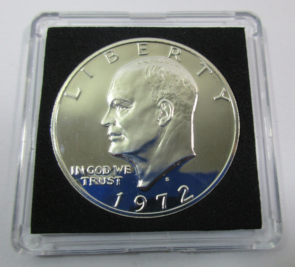 1972-S Eisenhower Dollar 40% Silver Proof / SKSTP