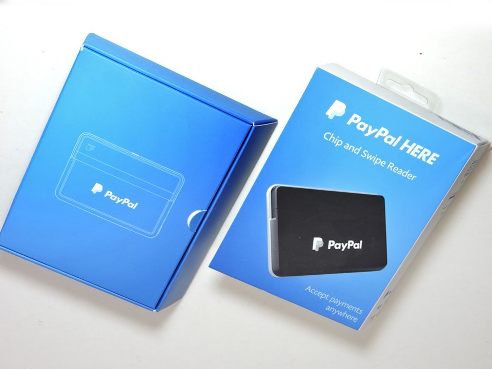PayPal "HERE" Chip and Swipe Card Reader, Never Used