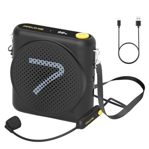 Wireless Voice Amplifier with Headset Microphone - Portable Mini Speaker for Cla
