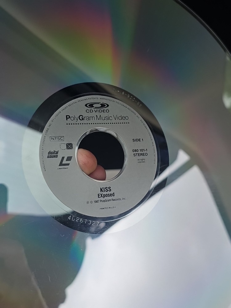 Kiss Exposed Lazerdisc
