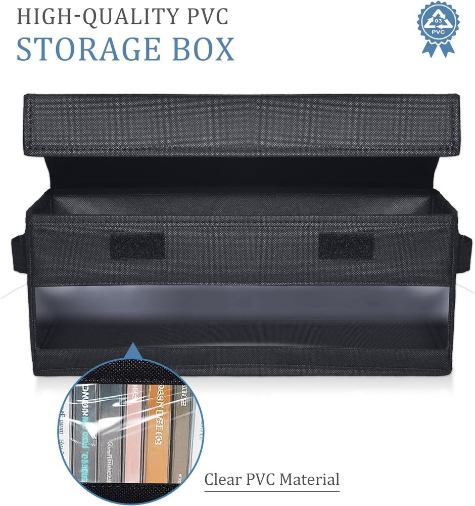 CCidea CD Storage Boxes - Pack of 2 Cases - 14" 2 Pack, With Visual Window