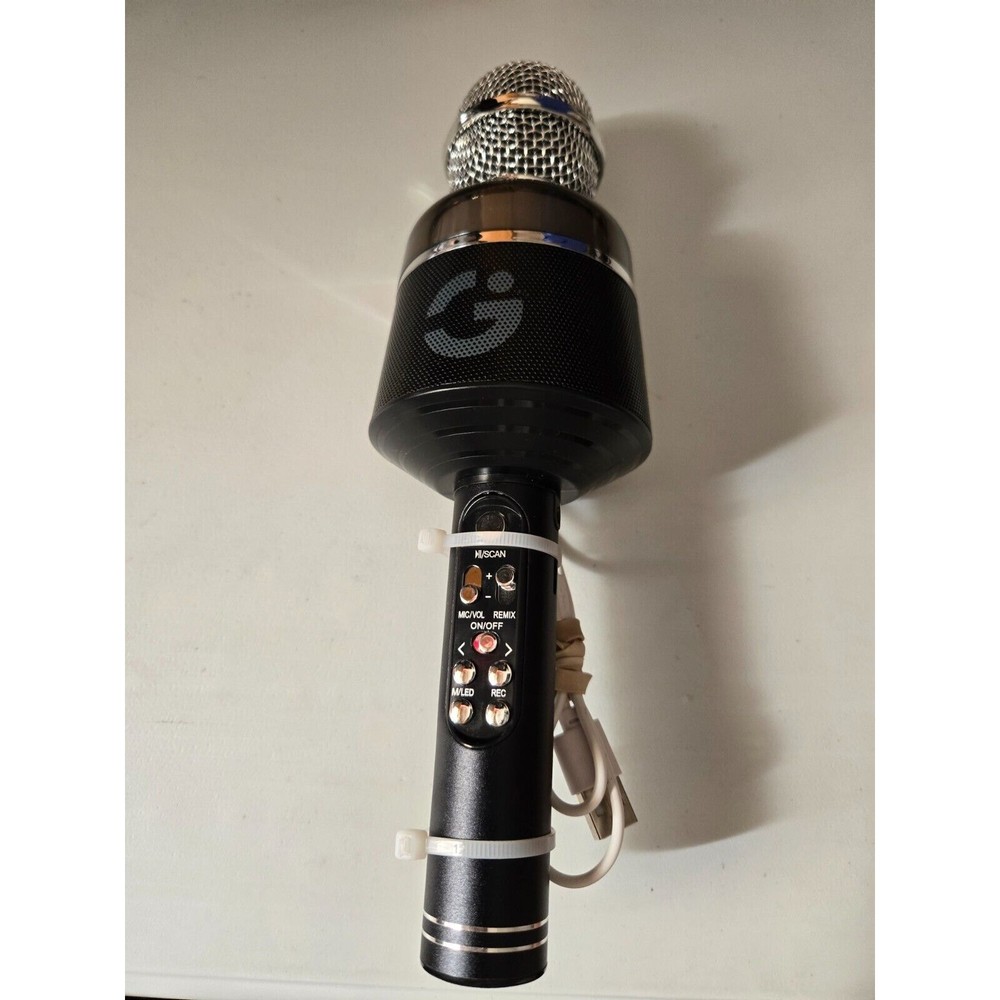 Wireless Bluetooth Karaoke Microphone with Neon Lights