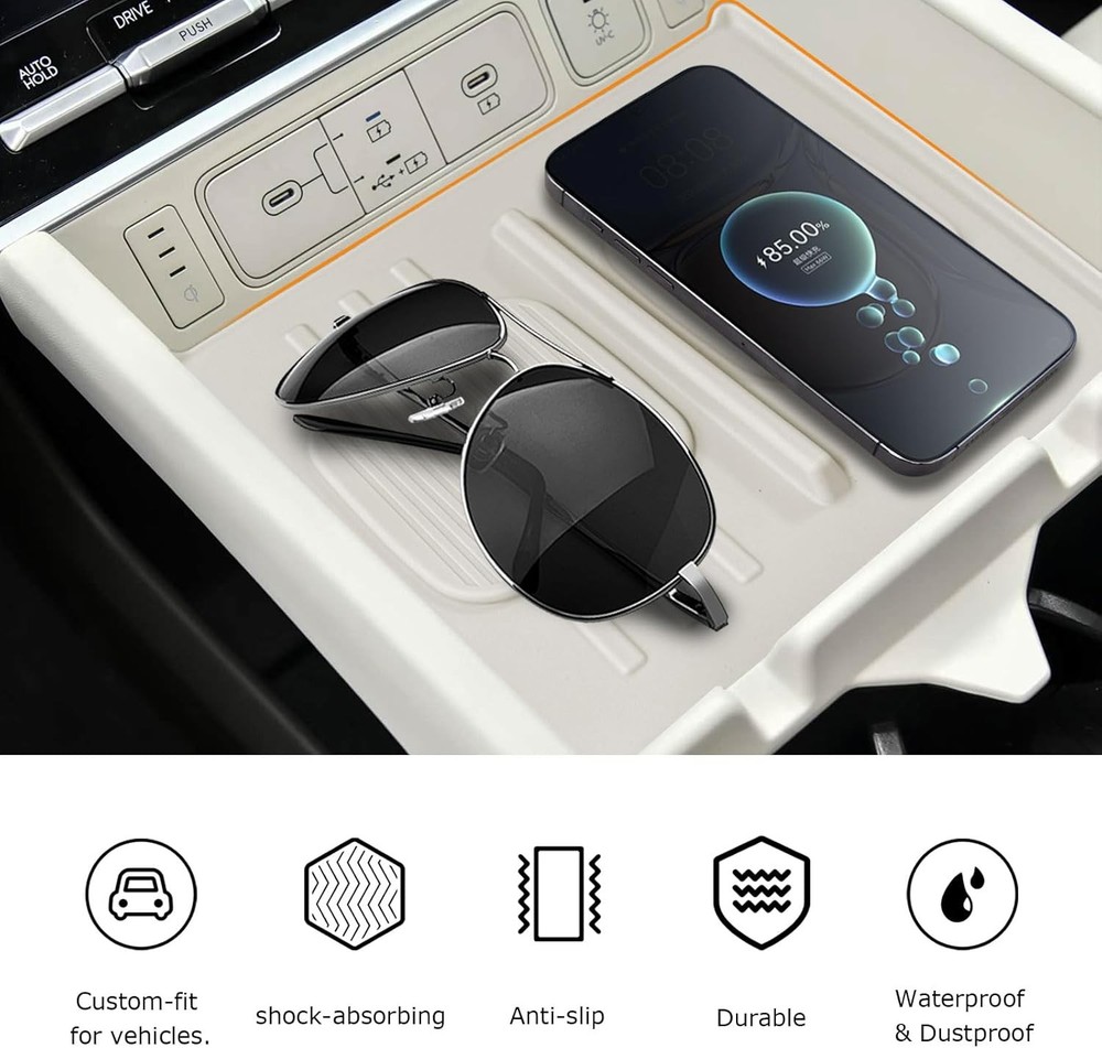 Wireless Charging Protective Pad for Center Console Cover Wireless Non Slip Mat