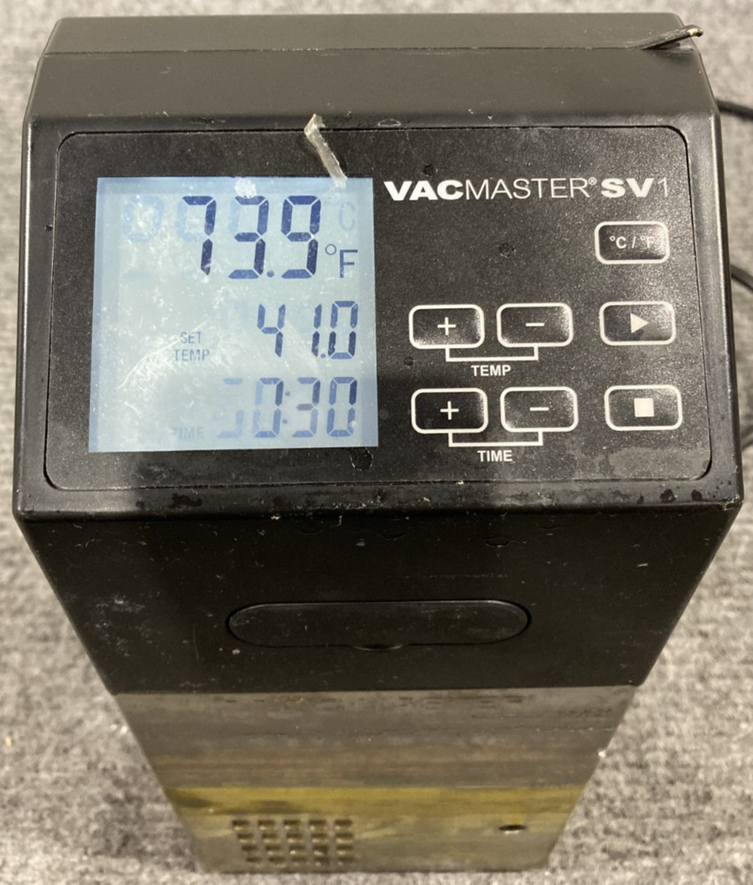 VacMaster SV1 Sous Vide Immersion Calculator