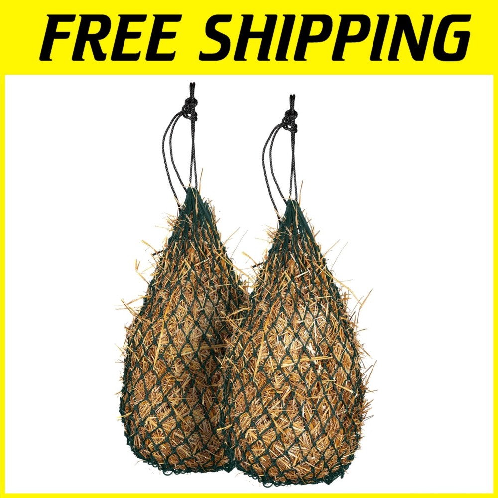 Improved Digestion 2x2” Hole Hay Nets x2