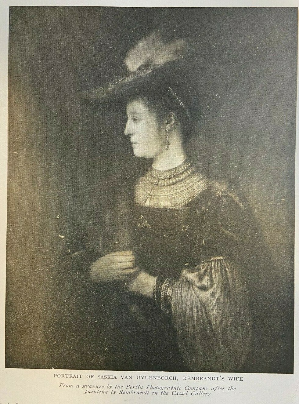 1906 Art Rembrandt Tercentenary illustrated