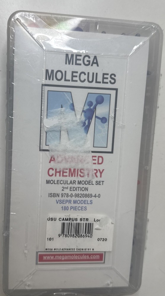 Mega Molecules Advanced Chemistry Molecular Model Set 2nd Edition 180 Pieces