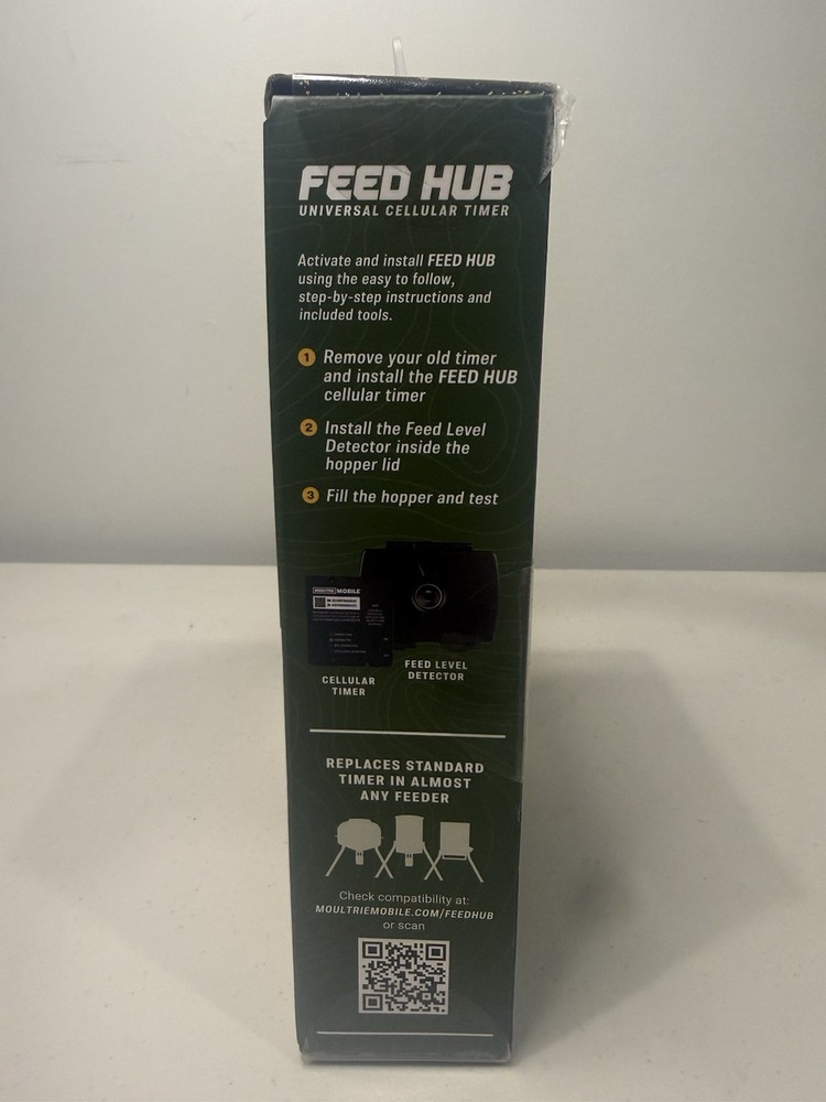 Moultrie Mobile Feed Hub Universal Cellular Timer - New Sealed Box