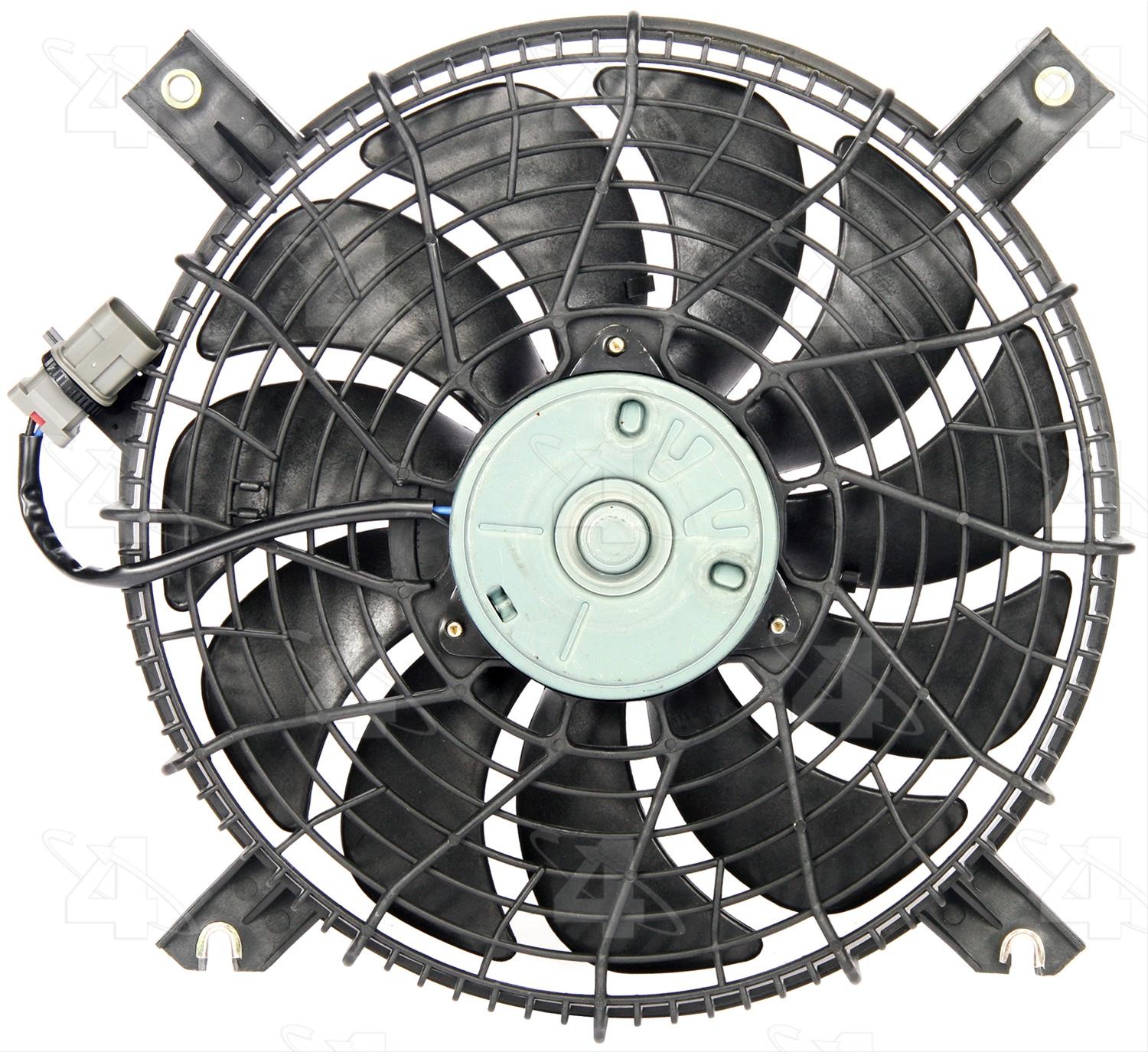 Four Seasons Condenser Fan Motor Assembly Single 75434