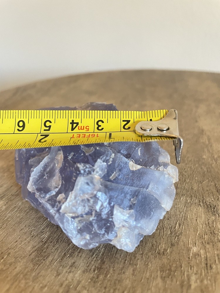 Vivid Purple-Blue Fluorite Crystal Cluster