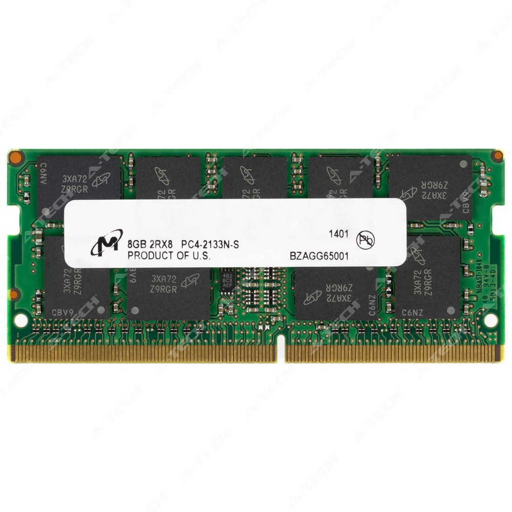 Micron 8GB 2Rx8 PC4-2133P ECC SODIMM DDR4-17000 ECC Unbuffered Server Memory RAM