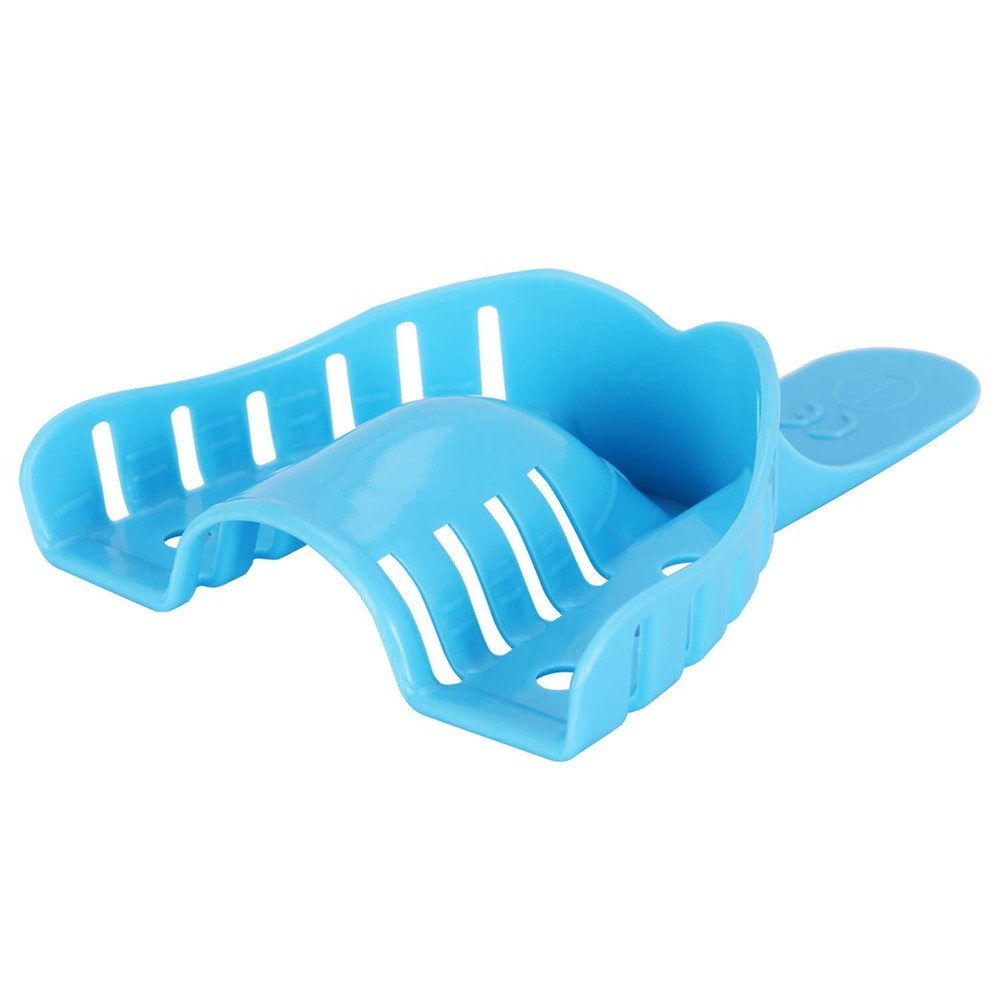 12pcs JMU Dental Perforated Impression Tray Plastic Disposable