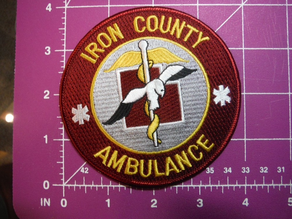 Iron County Utah Ambulance patch