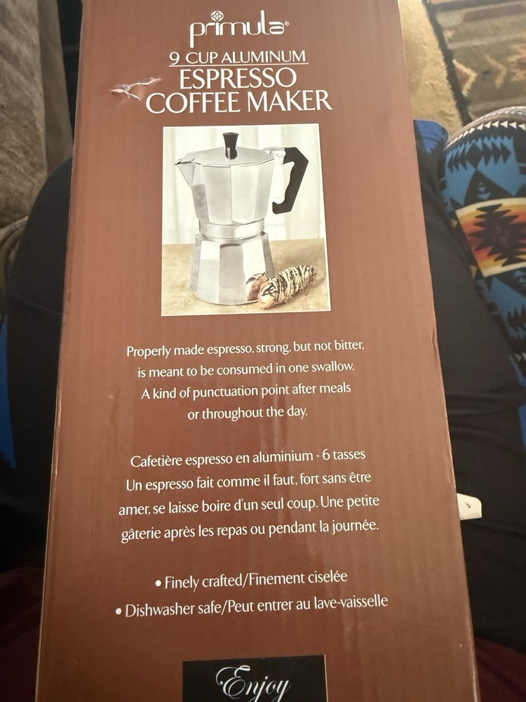 Primula 9 Cup Aluminum Espresso Coffee Maker