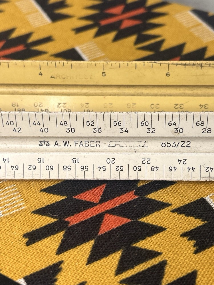 A.W. Faber Castell Triangular Architect Scale Rulers 12” Germany Set 2