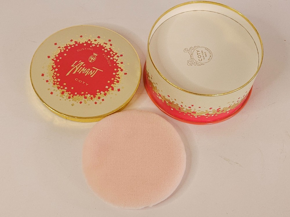 Vintage Coty L'Aimant Dusting Powder Vanity