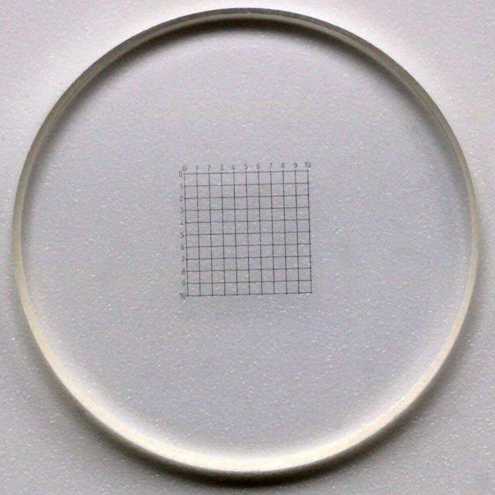 DIV 0.5MM C5 Grid Cell Value Scale Microscope Micrometer