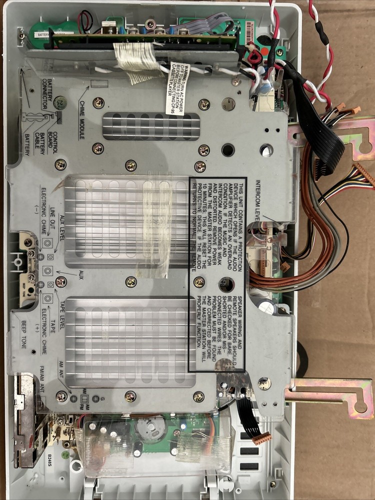 NuTone IM-4406WH Intercom Master Unit, AM/FM, CD player, off white