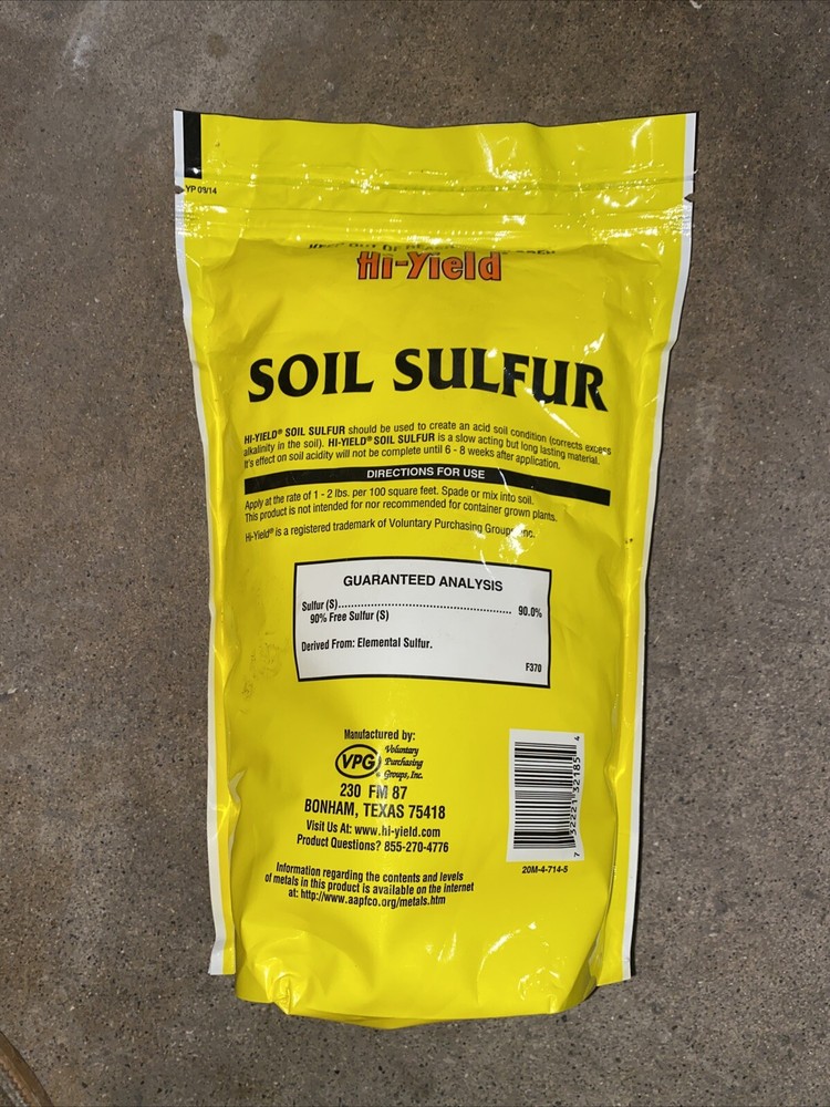 Hi-Yield Soil Sulfur 4 Lbs