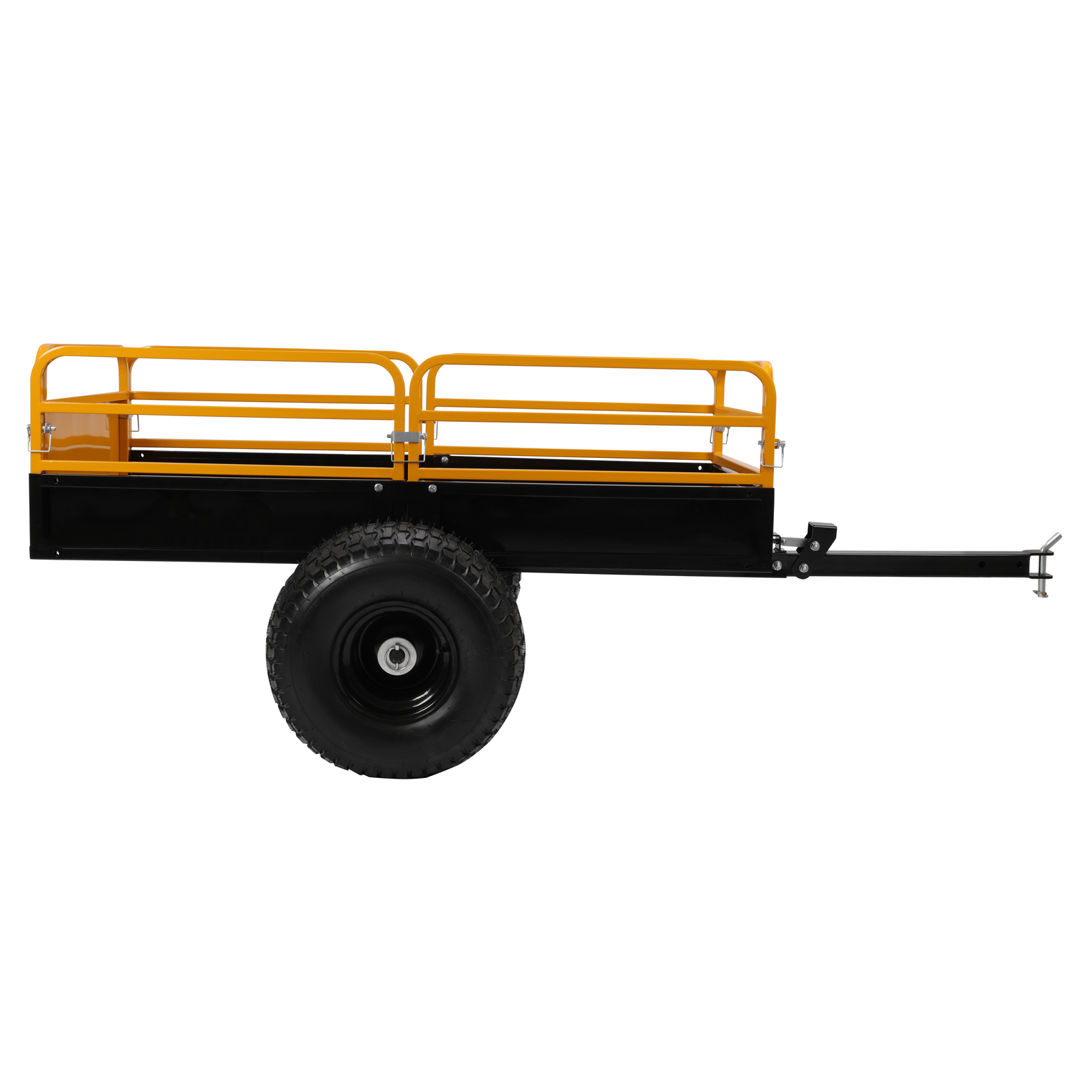 For ATV / UTV Heavy Duty Utility Cart Cargo Trailer Tow Behind Dump Cart 1600lbs