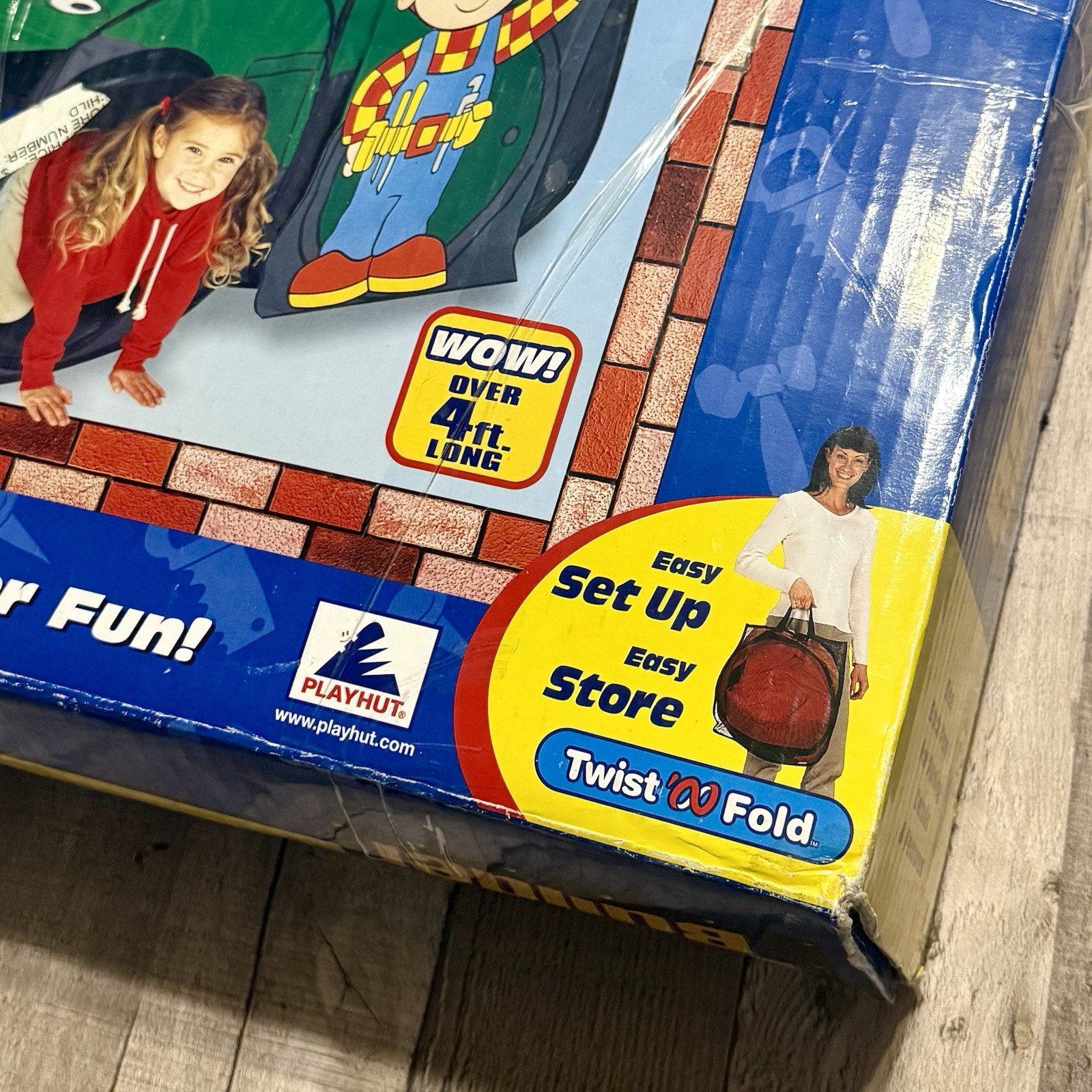 Bob The Builder Roley Very Rare Play Vehicle Popup Play House Tent Tunnel Sealed