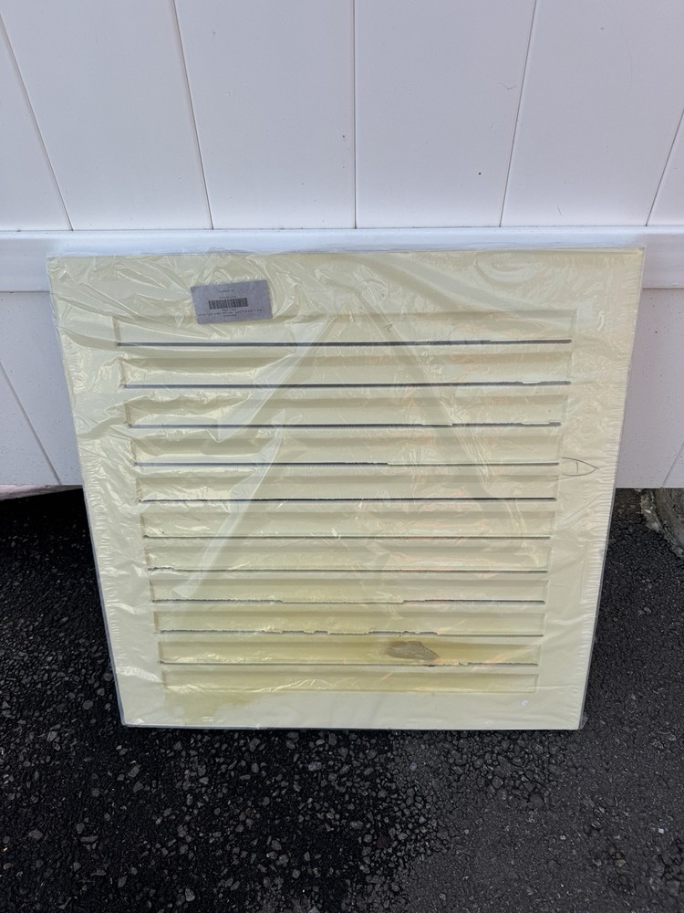 24 In. X 24 In. Square Primed Polyurethane Paintable Gable Louver Vent Functiona