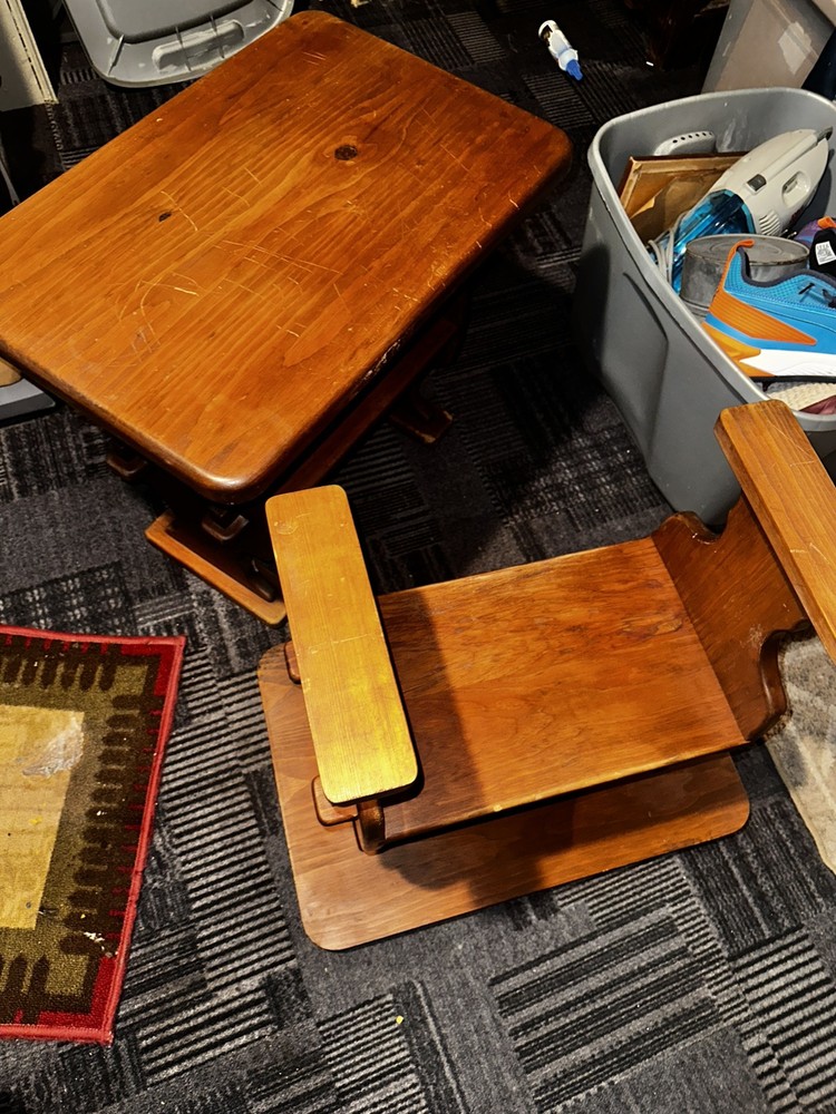 Library Tables / End Tables with Bottom Shelf. Solid Wood