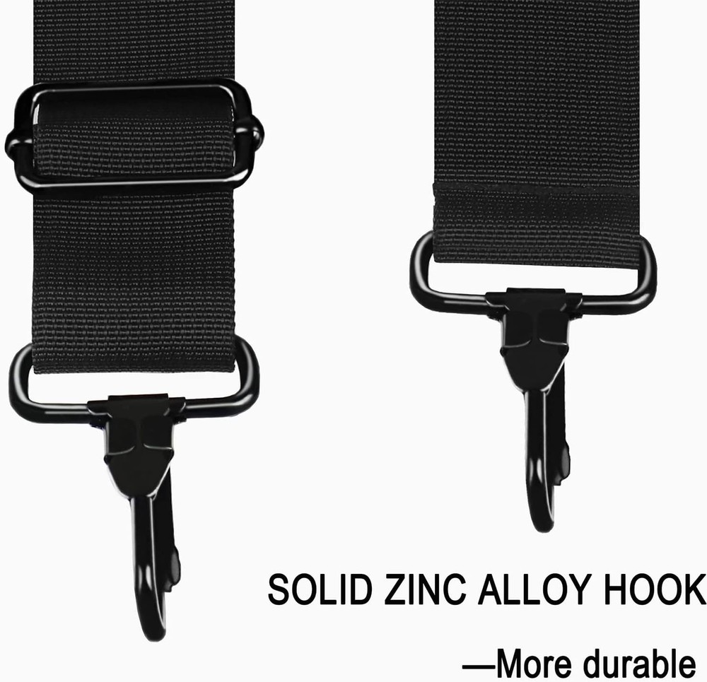 Askuko Shoulder Strap 56 Inch, Universal Adjustable Belt Black