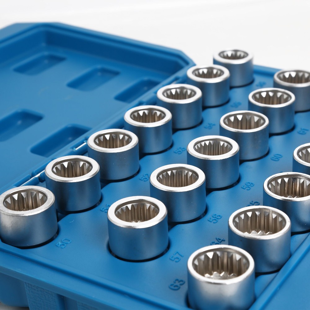 20pc OEM Spline Master Locking Wheel Nut Key Socket Set For Porsche Cayenne VW
