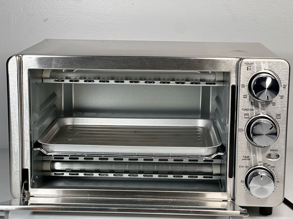 Comfee Toaster Oven, 4 Slice, 12L, Multi-function Stainless Steel (CFO-BG12SS)