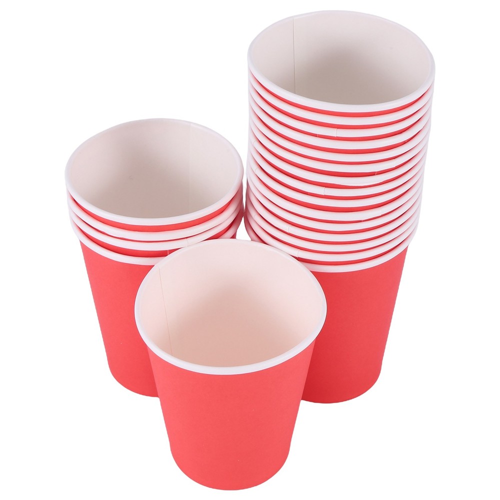 20 Cups (9oz) - Plain Solid Colours Birthday Catering Y3H7