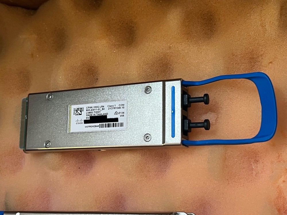 GENUINE CISCO PULL CPAK-100G-LR 100GBASE-LR4 10km SMF Optic Transceiver Module