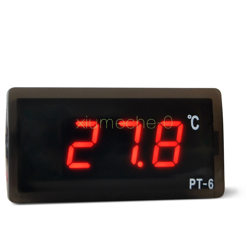 PT-6 220V -50 ℃ ~ + 110 ℃ Digital Thermometer Temperature Meter Aquarium +Sensor