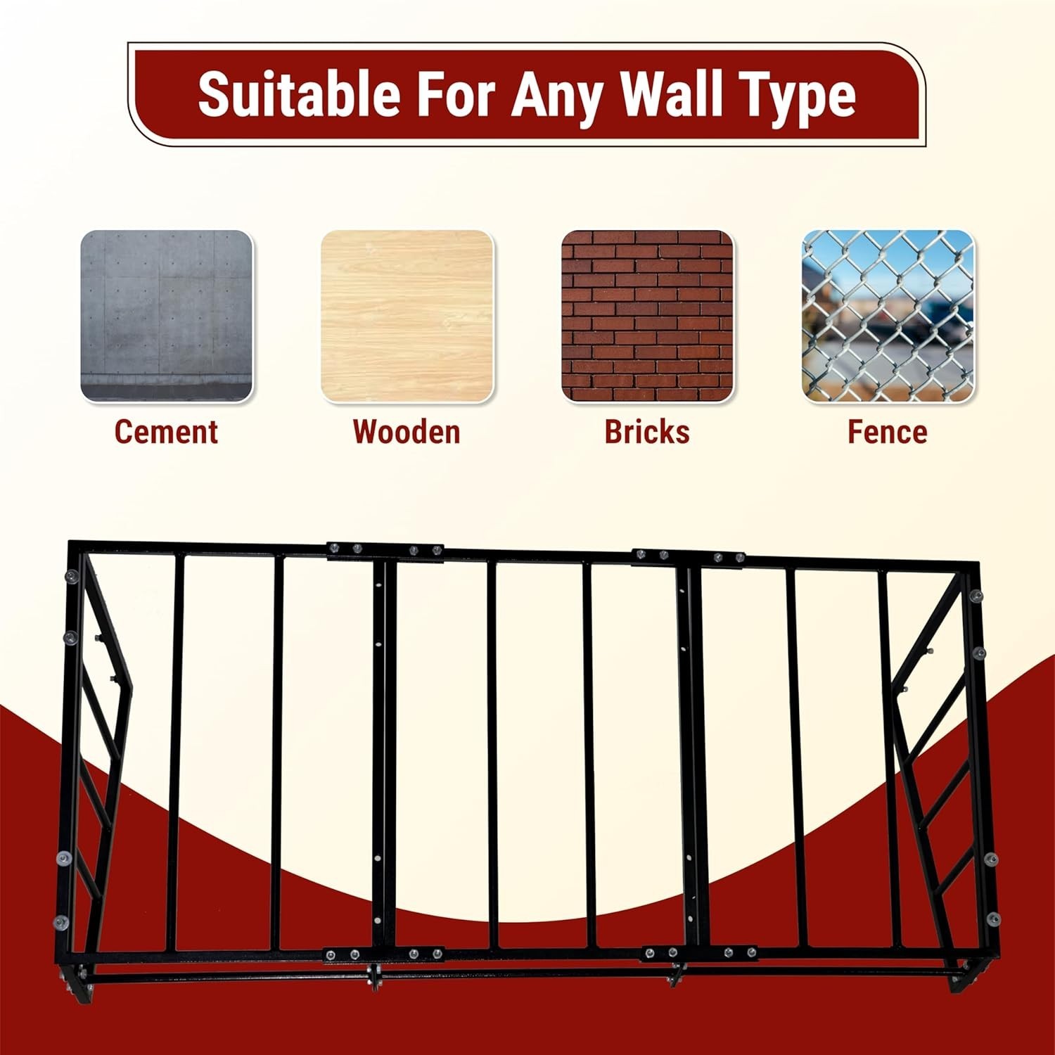 Hay Feeder Wall Mount – 36 Gallon – Heavy-Duty Steel Horse Hay Feeders