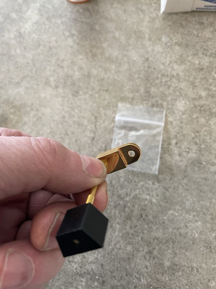 archtop pickguard bracket Gold