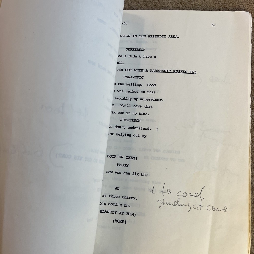 Married With Children; Mad About You; sitcom scripts; etc