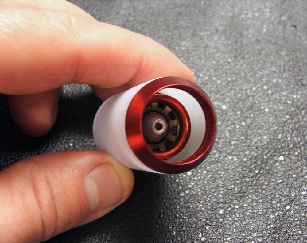 NEW CUSTOM LIGHTSABER BLADE PLUG MECHANICAL DESIGN RED MULTI RING GLOW CORE