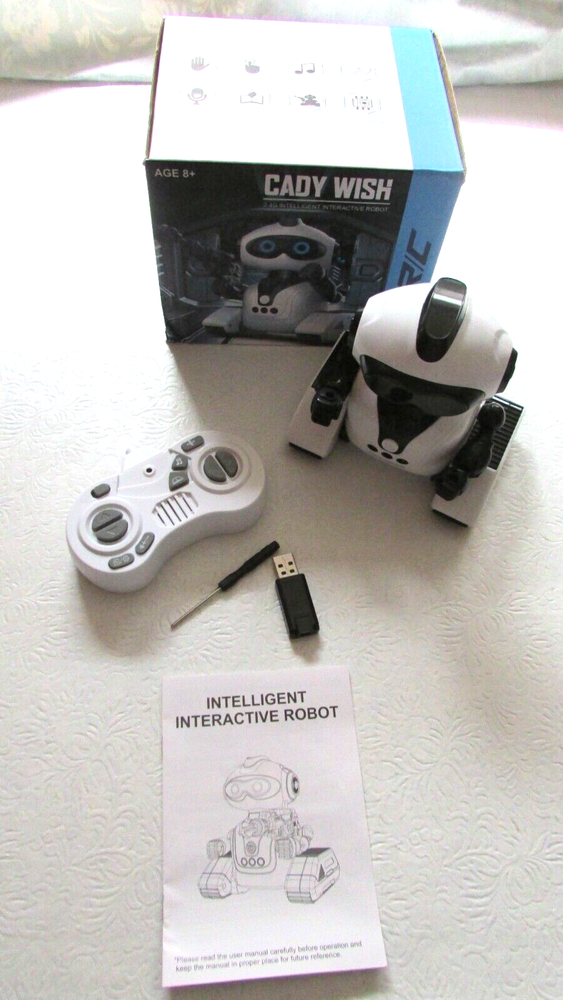 JRC Cady Wish 2.4G Intelligent Interactive Remote Control Robot WHITE
