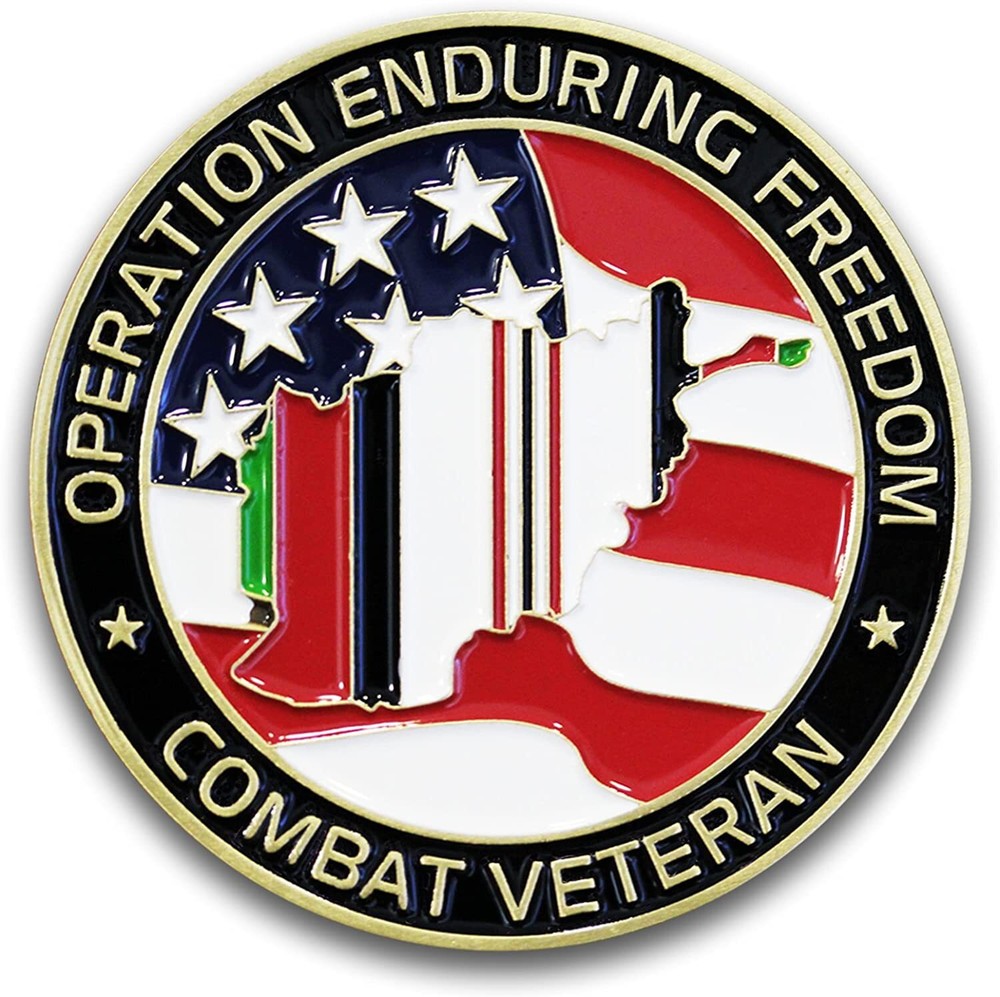 Operation Enduring Freedom OEF Combat Veteran Challenge Coin