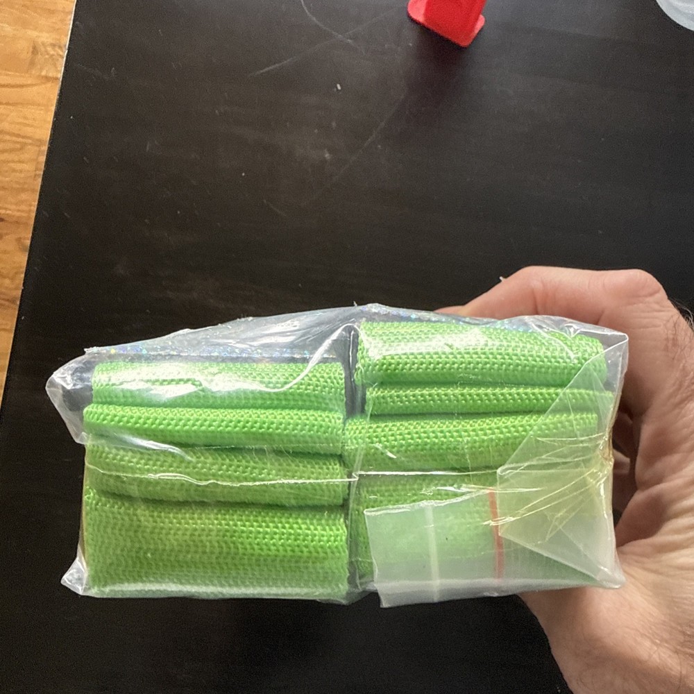 Luggage Straps - NIP 4 pack green 2” nylon strap adjustable.