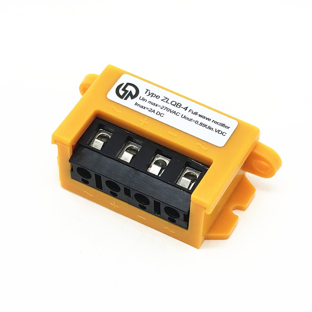Type ZLQB-4 Full-wave rectifier 270VAC 0.89 Uin Imax=2A DC Rectifier module