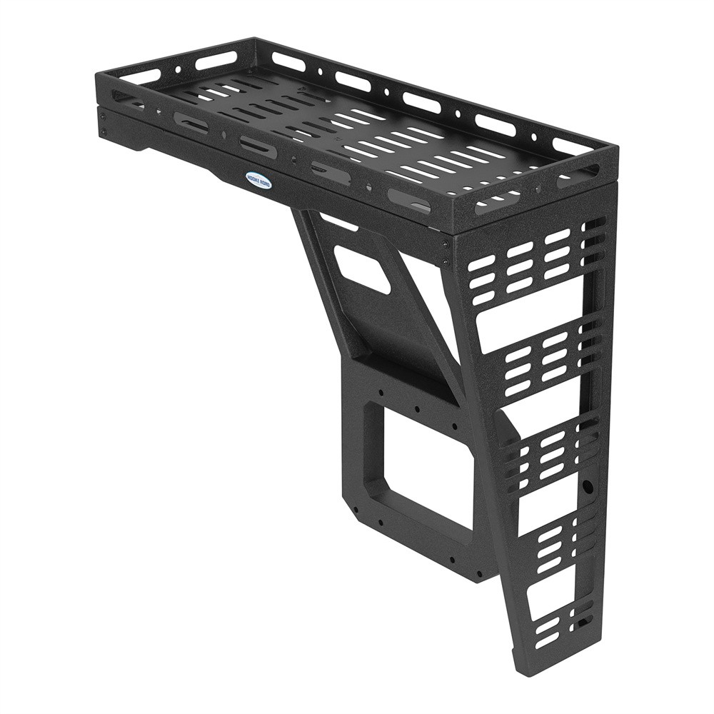 Hooke Road Tailgate Basket Rear Cargo Rack w/ Hinge for Jeep Wrangler TJ 97-06