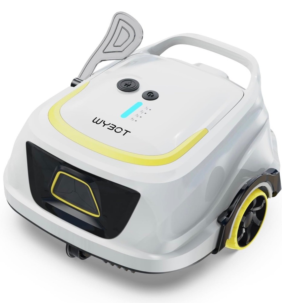 A1 Robotic Pool Cleaner Dual Layer Filtration, 120-Min Runtime,Powerful Cordless
