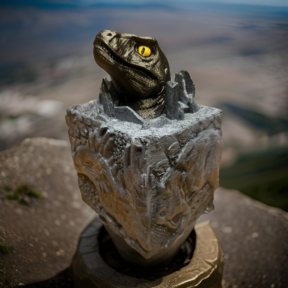 COMMANDER Dinosaur Raptor Deck Box | Magic the Gathering Deck Box